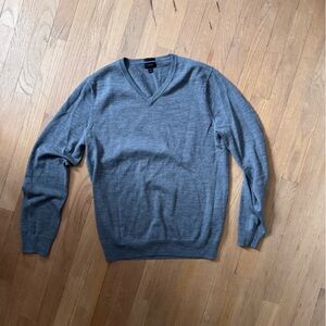 J. Crew Merino Wool Sweater in Gray